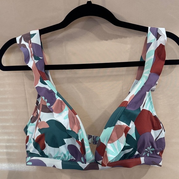 Time and Tru Multicolor Bikini Top - Picture 1 of 2